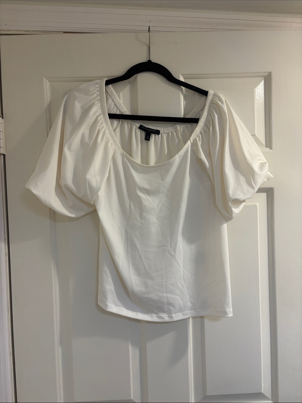 Banana Republic Cream Puff-Sleeve Blouse